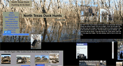 Desktop Screenshot of northtexasduckhunts.com